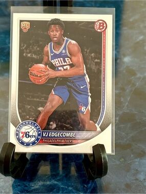 VJ Edgecombe Basketball card  Bowman Rookie Cards 76ers
